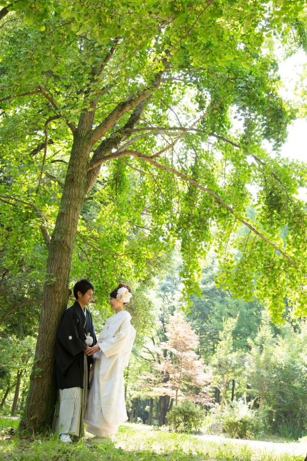 新緑の大阪城、成人式・和装婚礼前撮りロケ撮影承り中
